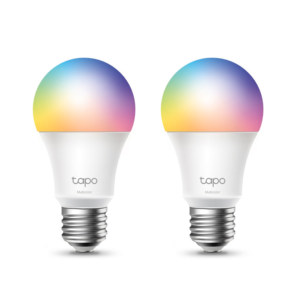 Tapo L530E Smart Wi-Fi Bulb, E27 — Multicolour (2-Pack)